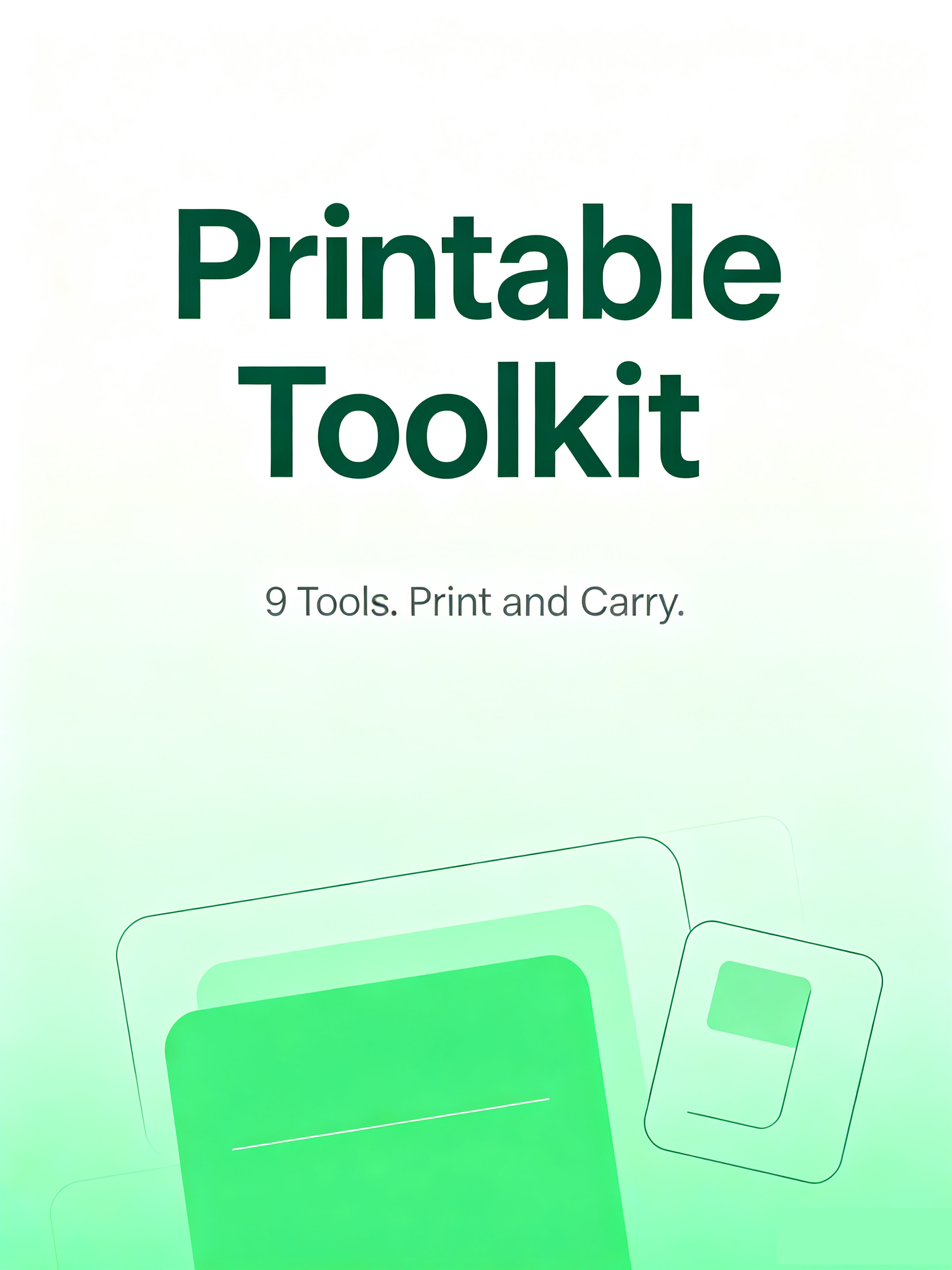 Printable Toolkit Package
